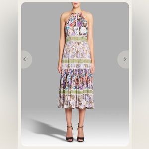 Rebecca Taylor Mixed Print Floral Dress